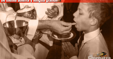 De mente abierta y lengua grande: La primera comida