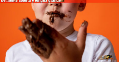 De mente abierta y lengua grande: Un pastel de otro planeta