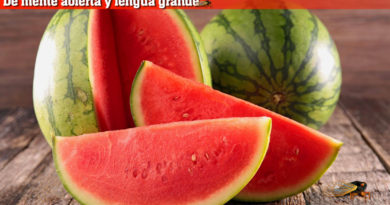 De mente abierta y lengua grande: Las 3 sandías