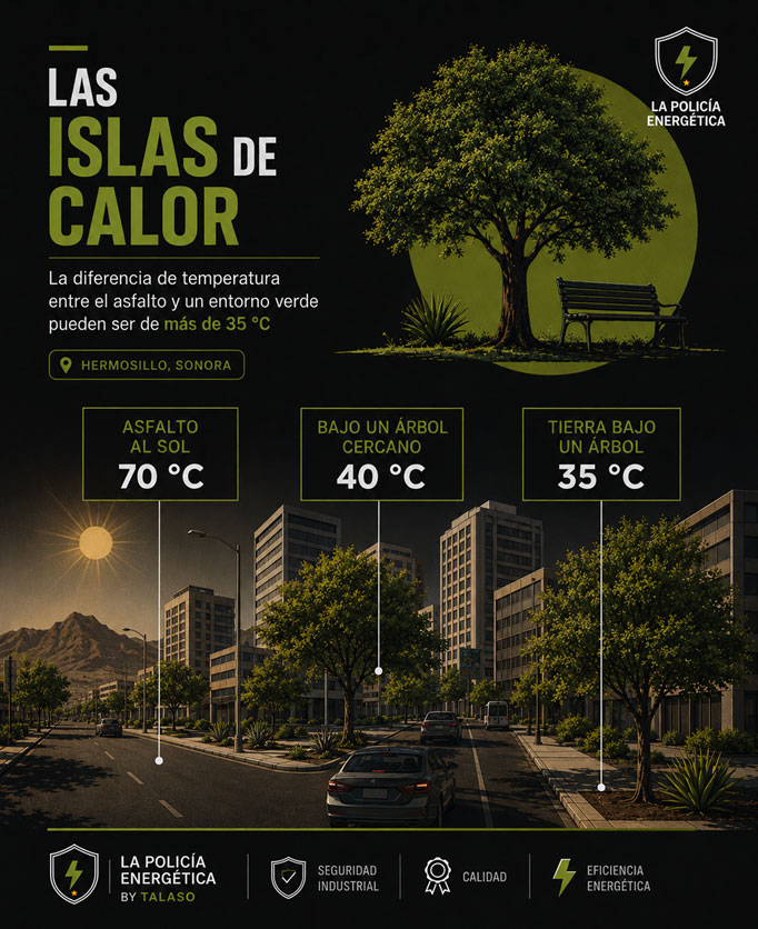 La Policía energética - Islas de Calor. La Chicharra